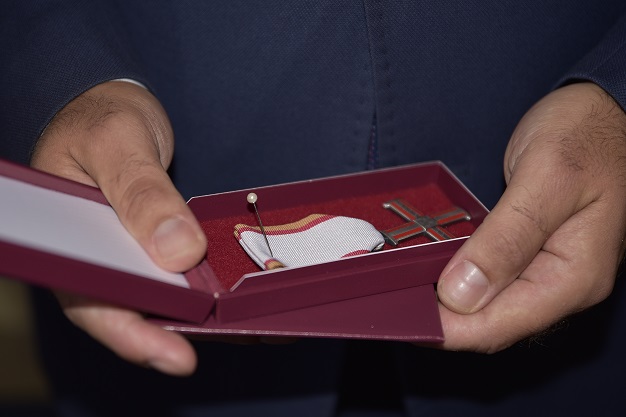 Krzyż Wolności i Solidarności dla pana Leszka Kołaczyńskiego - Świdnica, 6 lipca 2023/ fot. M.Parysek IPN Wrocław