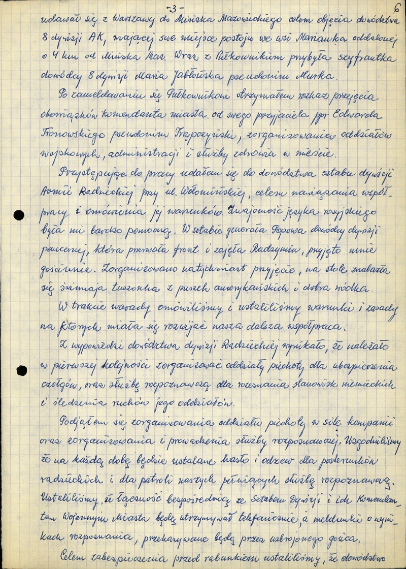 Powstanie warszawskie we wspomnieniach świadka wydarzeń ppor. Leonarda Stacewicza ps. „Sęk”, byłego dowódcy placówki Armii Krajowej kryptonim „Raźno” - Radzymin.