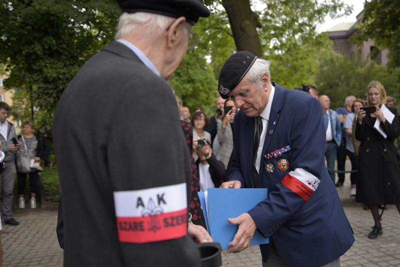 Obchody 79. rocznicy wybuchu Powstania Warszawskiego – Wrocław, 1 sierpnia 2023, fot. Agata Ligęcka, IPN we Wrocławiu