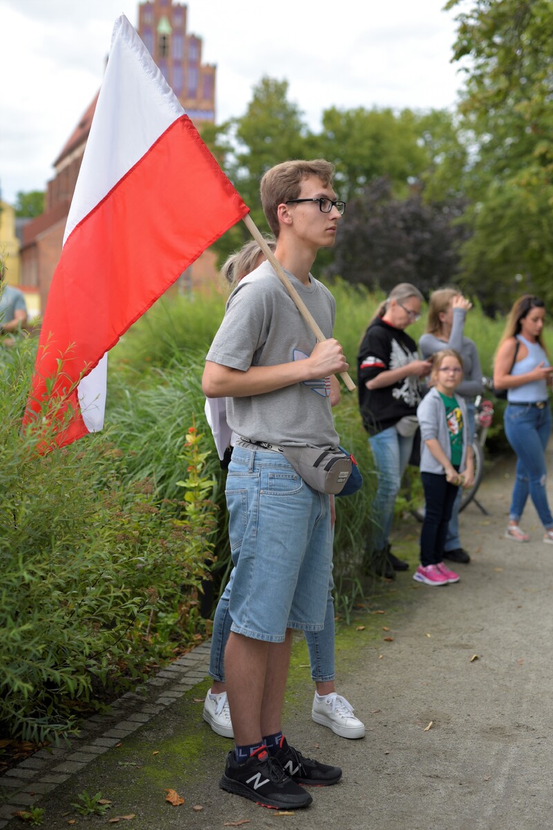 Obchody 79. rocznicy wybuchu Powstania Warszawskiego – Wrocław, 1 sierpnia 2023, fot. Agata Ligęcka, IPN we Wrocławiu