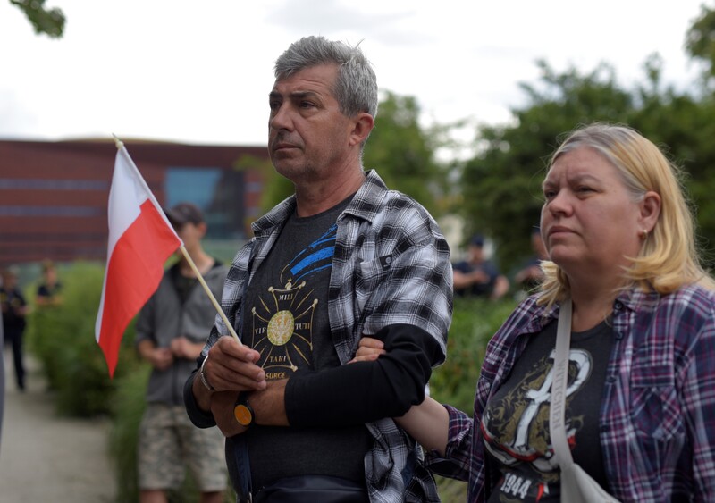 Obchody 79. rocznicy wybuchu Powstania Warszawskiego – Wrocław, 1 sierpnia 2023, fot. Agata Ligęcka, IPN we Wrocławiu