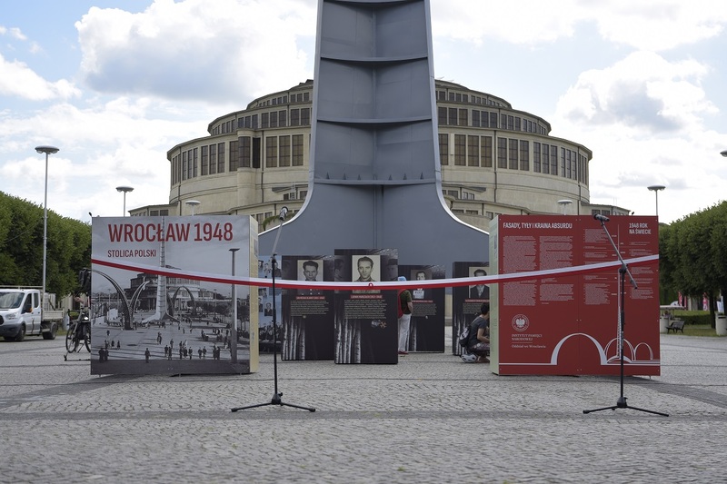 Otwarcie wystawy WROCŁAW 1948. STOLICA POLSKI – Wrocław, 4 sierpnia 2023 r. fot. Agata Ligęcka IPN Wrocław