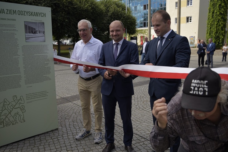 Otwarcie wystawy WROCŁAW 1948. STOLICA POLSKI – Wrocław, 4 sierpnia 2023 r. fot. Agata Ligęcka IPN Wrocław