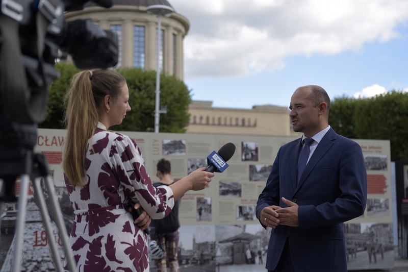 Otwarcie wystawy WROCŁAW 1948. STOLICA POLSKI – Wrocław, 4 sierpnia 2023 r. fot. Agata Ligęcka IPN Wrocław