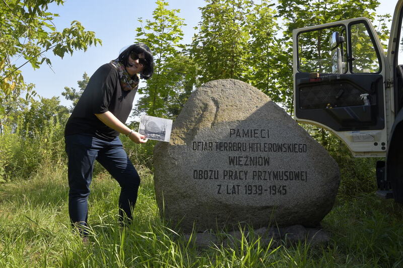 Pomnik ofiar obozu Burgweide trafił w nowe miejsce - Wrocław, 16 sierpnia 2023/ fot. M. Parysek IPN Wrocław