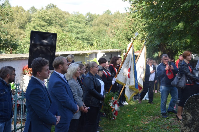Uroczystość oznaczenia grobu powstańca śląskiego Tadeusza Nogasa - Lądek Zdrój, 6 października 2023