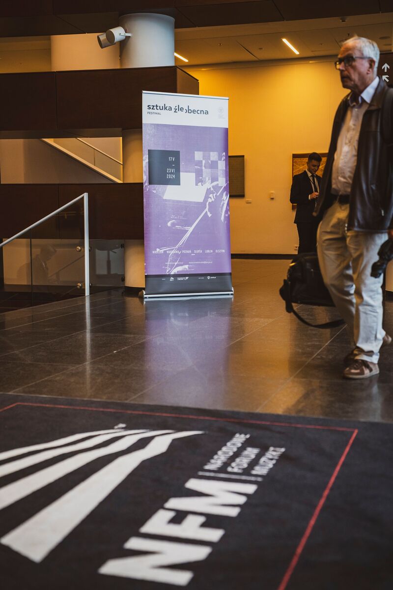 Serce festiwalu Sztuka Źle Obecna zabiło w Narodowym Forum Muzyki - Wrocław, 17 maja 2024/ Fot. Dawid Kopaniszyn, Dk_foto