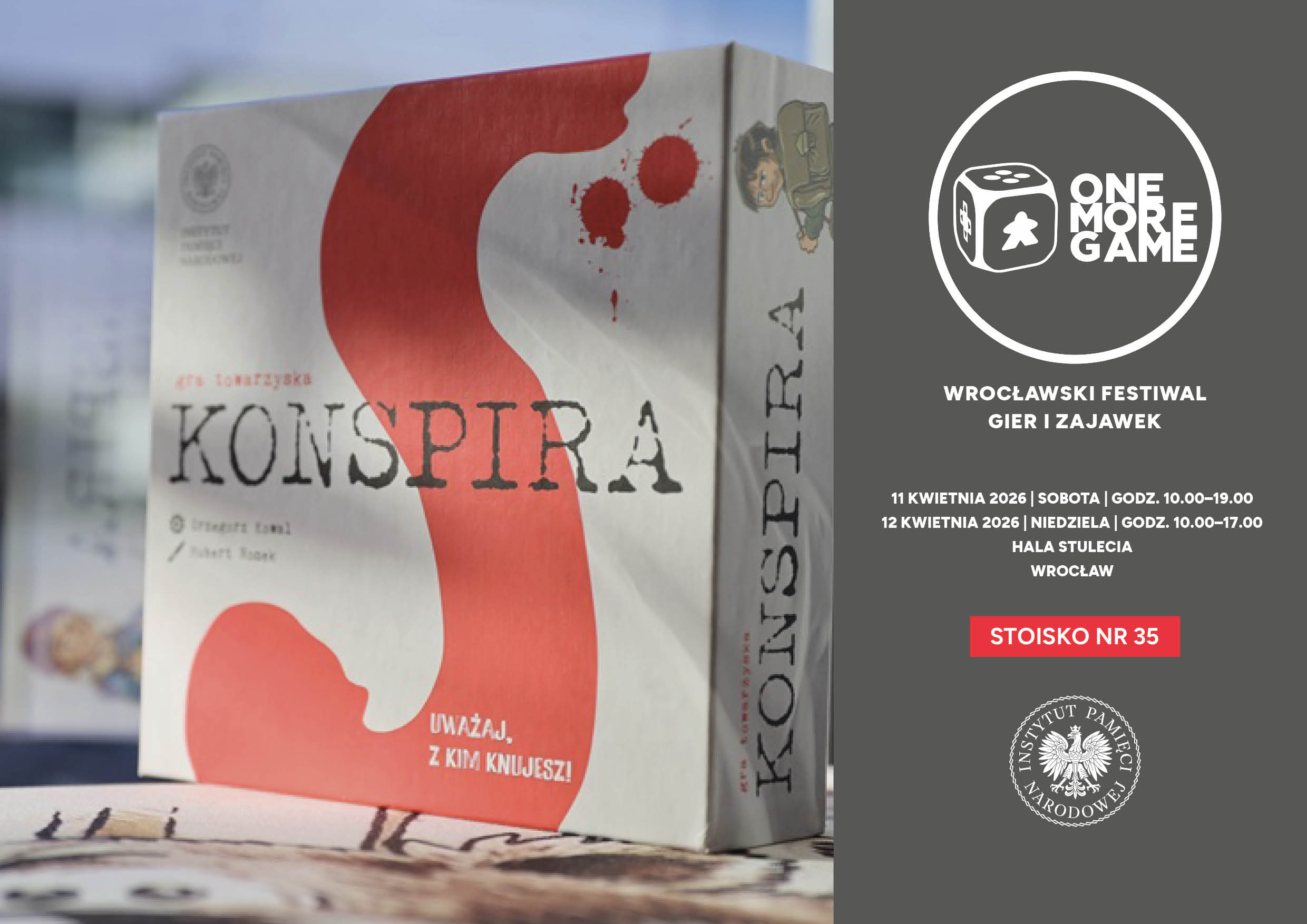 One More Games 2026 – Zapraszamy na Wrocławski Festiwal Gier i Zajawek. Przed nami kolejny niesamowity weekend pełen emocjonujących rozgrywek - Wrocław, 11–12 kwietnia 2026