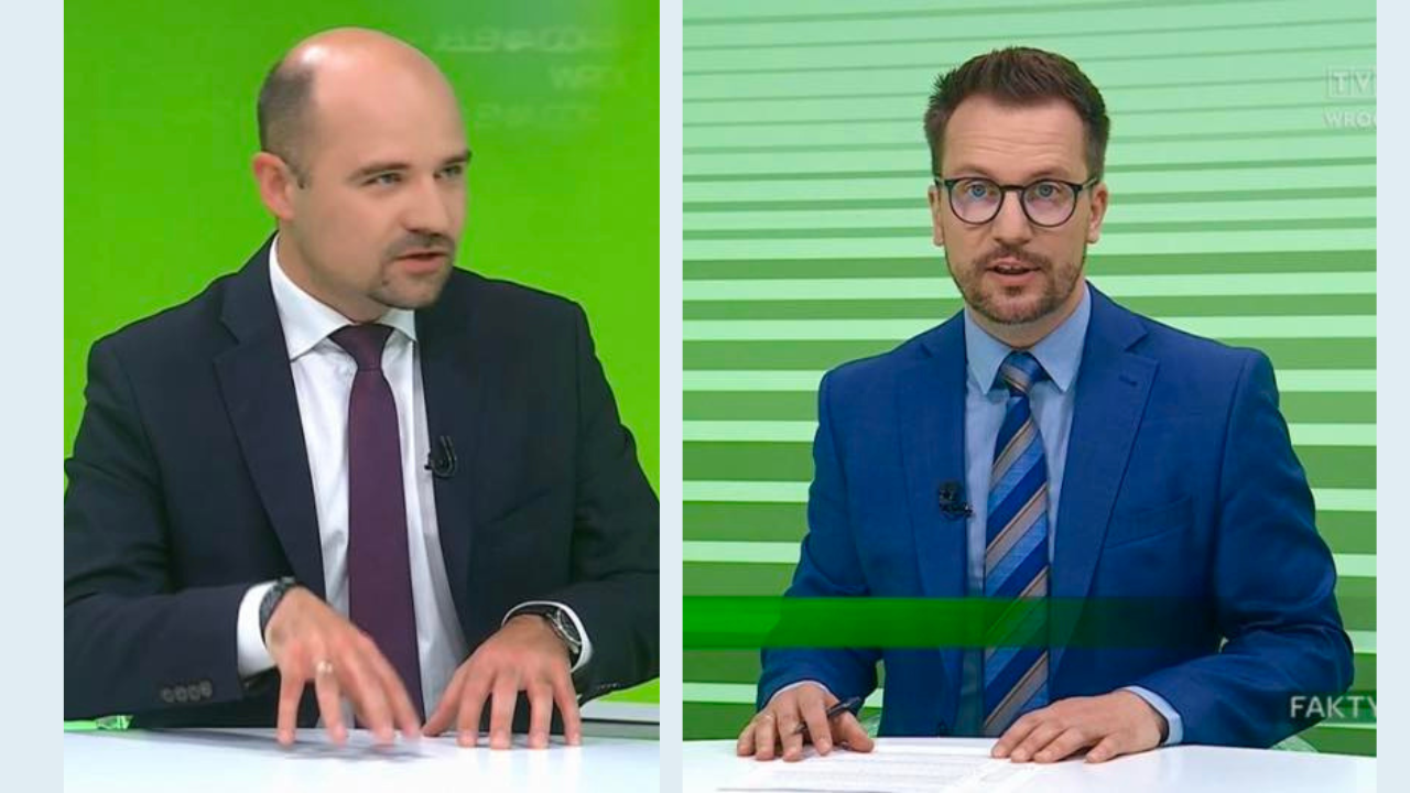 W środowej „Rozmowie Faktów TVP Wrocław” 6 maja 2026 roku gościem Krzysztofa Borysa był dr hab. Kamil Dworaczek, dyrektor Oddziału Instytutu Pamięci Narodowej we Wrocławiu