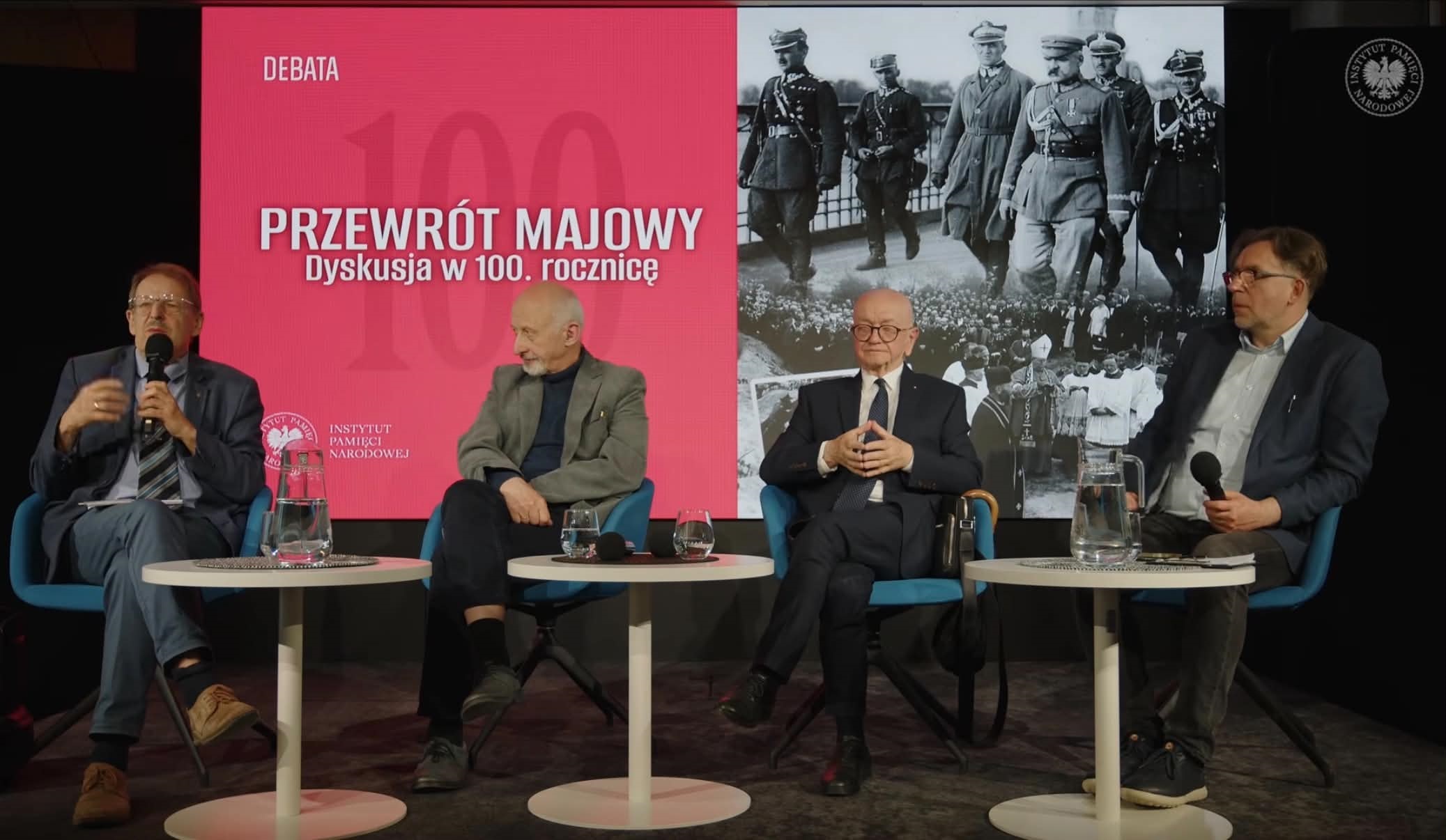 Przewrót majowy. Dyskusja w 100 rocznicę. Debata z udziałem prof. dr. hab. Krzysztofa Kawalca i prof. dr. hab. Włodzimierza Suleji - IPN TV