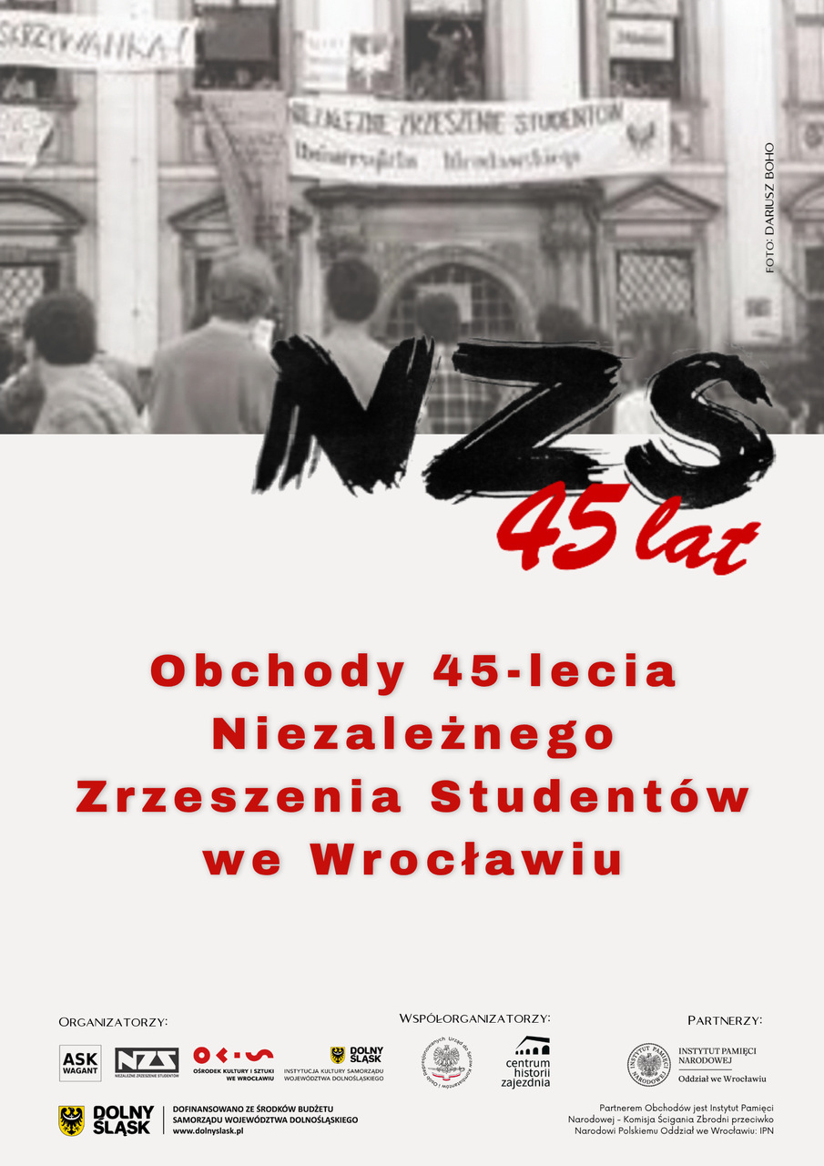 Oficjalne obchody 45-lecia Niezależnego Zrzeszenia Studentów - Wrocław, 10-11 października 2026